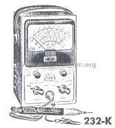 Vacuum-Tube Voltmeter Kit 232-K; EICO Electronic (ID = 229046) Equipment