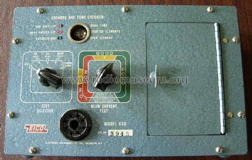 630-K Cathode Ray Tube Checker Kit; EICO Electronic (ID = 1689507) Equipment