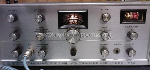 Tri-Band SSB/AM/CW Transceiver 753; EICO Electronic (ID = 1104529) Amat TRX