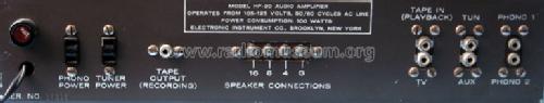 Audio Amplifier HF-20; EICO Electronic (ID = 497494) Ampl/Mixer