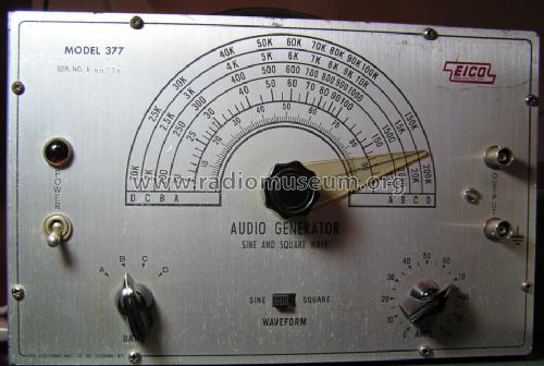 Audio Generator Kit 377-K; EICO Electronic (ID = 1291063) Bausatz