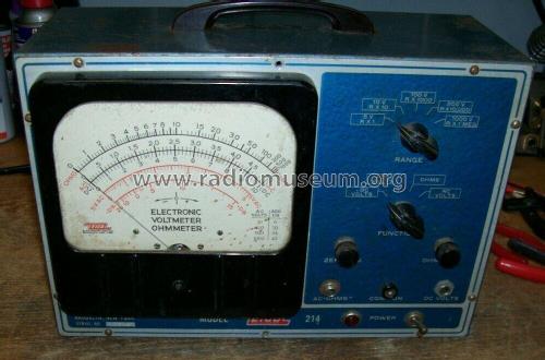 Electronic Voltmeter/Ohmmeter 214; EICO Electronic (ID = 2652935) Equipment