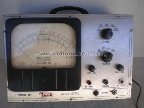 Electronic Voltmeter/Ohmmeter 214; EICO Electronic (ID = 663667) Equipment