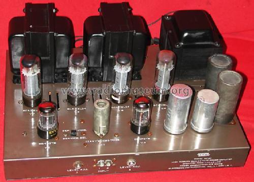 HiFi Dual Power Amplifier HF-87; EICO Electronic (ID = 470166) Ampl/Mixer