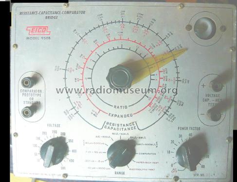 Resistance-Capacitance-Comparator-Bridge 950B; EICO Electronic (ID = 1817361) Equipment