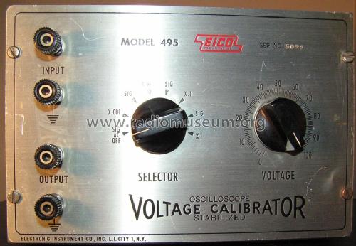 Scope Voltage Calibrator 495; EICO Electronic (ID = 1291549) Equipment