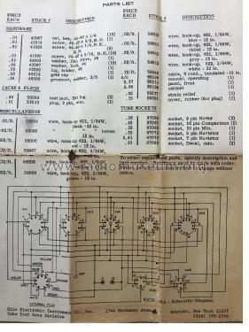 Tube Tester Adapter 610; EICO Electronic (ID = 2802719) Equipment