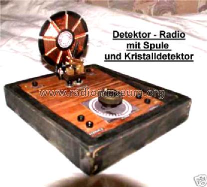 Detektor-Radios, nur mebo37; EIGENBAU selbst geb. (ID = 1326961) Crystal