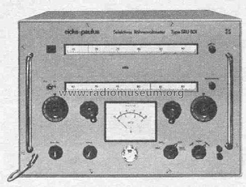 Selektives Röhrenvoltmeter SRU801; Eicke+Paulus; (ID = 412655) Equipment