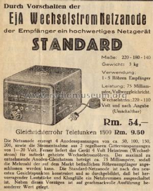 Standard Netzanode ; Elektrosignal G.m.b. (ID = 1313057) Strom-V