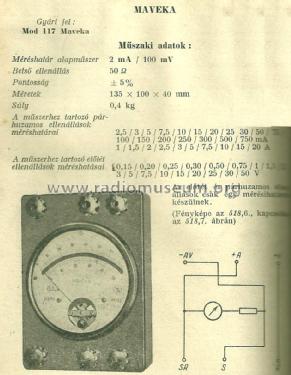 Maveka Mod. 117; EKA; Budapest (ID = 1438388) Equipment