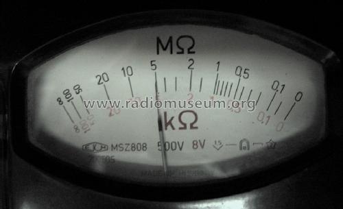 Megger, Megohm-meter / Kurbelinduktor Mod. 126; Elektromos (ID = 646252) Equipment