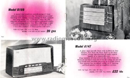 A147; Ekco, E.K.Cole Ltd.; (ID = 1412543) Radio