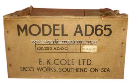 AD65; Ekco, E.K.Cole Ltd.; (ID = 265651) Radio