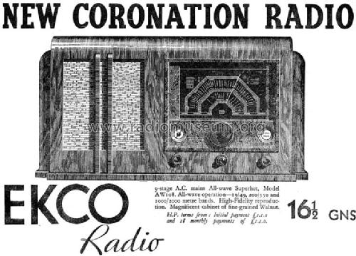 AW108; Ekco, E.K.Cole Ltd.; (ID = 516859) Radio