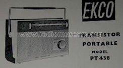 Transistor Portable PT 438; Ekco, E.K.Cole Ltd.; (ID = 1166269) Radio