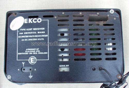 U29T; Ekco, E.K.Cole Ltd.; (ID = 2616373) Radio