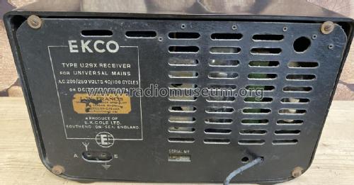 U29X; Ekco, E.K.Cole Ltd.; (ID = 2616173) Radio