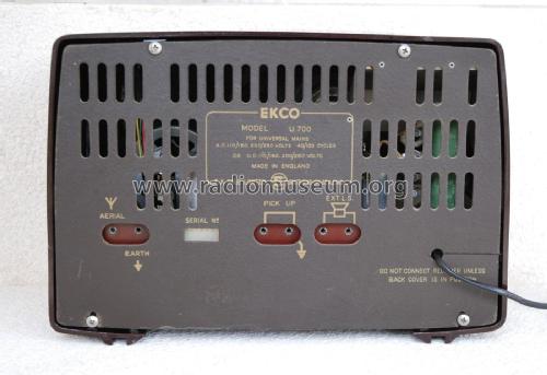 U700; Ekco, E.K.Cole Ltd.; (ID = 2025372) Radio