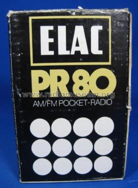 FM/AM Pocket-Radio PR80; Elac Electroacustic (ID = 1736991) Radio