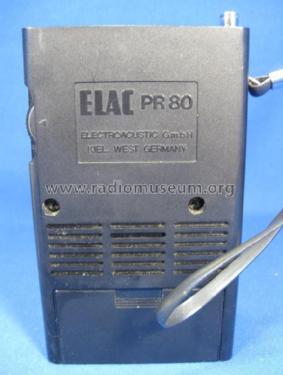 FM/AM Pocket-Radio PR80; Elac Electroacustic (ID = 1736994) Radio