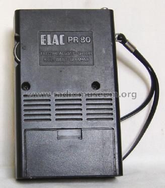 FM/AM Pocket-Radio PR80; Elac Electroacustic (ID = 1832469) Radio