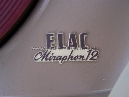 Miraphon 12; Elac Electroacustic (ID = 439463) Reg-Riprod