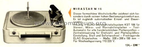 Mirastar W16; Elac Electroacustic (ID = 2183822) R-Player