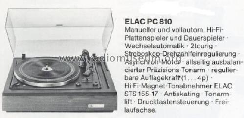 PC810; Elac Electroacustic (ID = 545382) Reg-Riprod