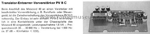 Stereo-Entzerrer-Vorverstärker PV8C; Elac Electroacustic (ID = 736022) Ampl/Mixer
