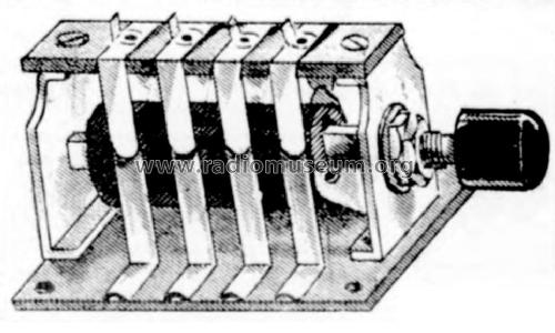 Hullámkapcsoló - Band switch ; Elbe Elektró - Rádió (ID = 2495452) Radio part