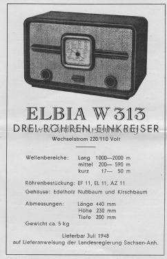 Dublette mit ID=14308; Elbia GmbH; (ID = 2523476) Radio