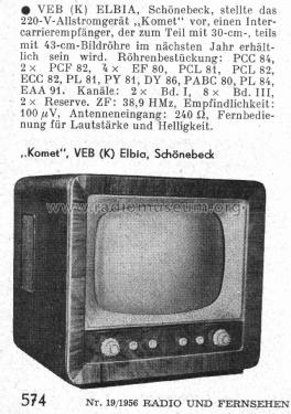 Komet ; Elbia GmbH; (ID = 3004768) Television