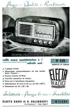 522 ; Electa Radio, A. (ID = 2819170) Radio