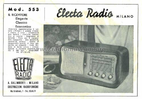 553; Electa Radio, A. (ID = 2465591) Radio