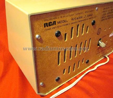 Solid State Clock Radio RZD-400B; RCA RCA Victor Co. (ID = 1436195) Radio