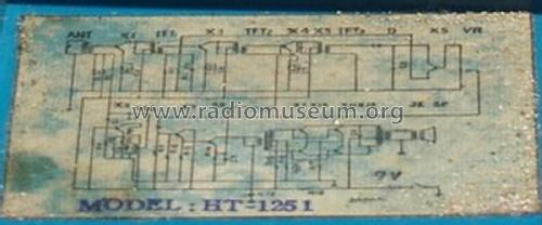 12 Transistor HT-1251 ; Electra Radio Corp. (ID = 3015682) Radio