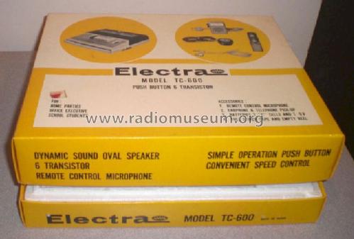 6 Transistor Solid State TC-600 Le Luxe; Electra Radio Corp. (ID = 1140137) R-Player