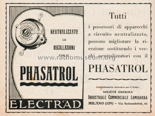 Phasatrol ; Electrad Inc.; New (ID = 2677176) Radio part