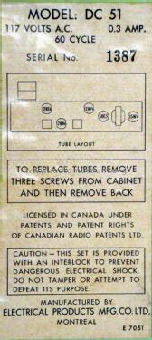 DC 51 ; Electrical Products (ID = 2416977) Radio