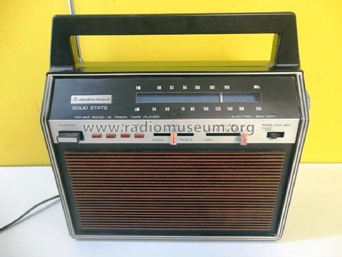 FM-AM Radio - 8 Track Tape Player EB6704; Electro-Brand Inc.; (ID = 1518703) Radio