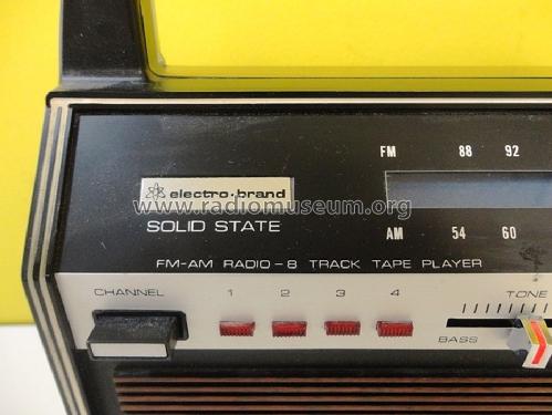 FM-AM Radio - 8 Track Tape Player EB6704; Electro-Brand Inc.; (ID = 1518704) Radio