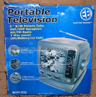 Mini Personal Television with AM/FM Radio 327K; Electro-Brand Inc.; (ID = 1505022) Television