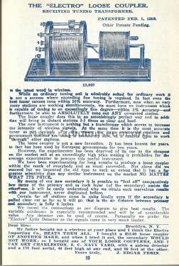 The Electro Loose Coupler 1912 Version Cat. No. 12002; Electro Importing Co (ID = 1748411) mod-pre26