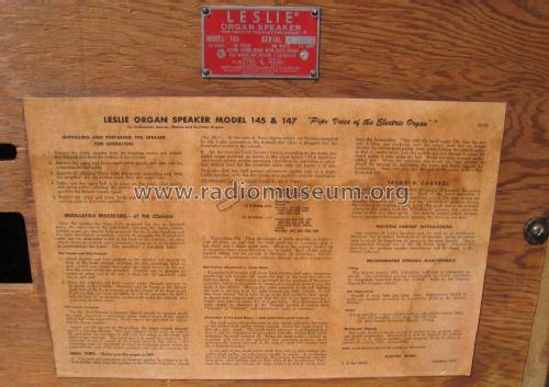 Leslie Organ Speaker 145  ; Electro Music; (ID = 861505) Ampl/Mixer