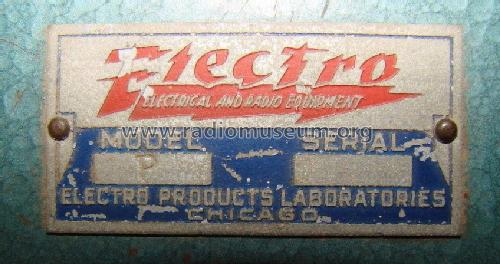 A-B Battery Eliminator P; Electro Products (ID = 1935017) Aliment.