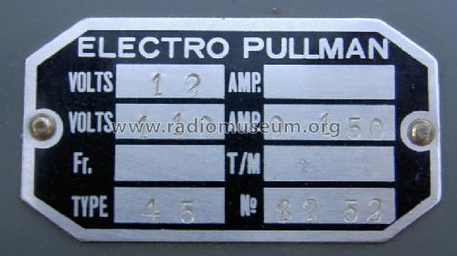 Convertisseur 45; Électro-Pullman, (ID = 412683) Power-S