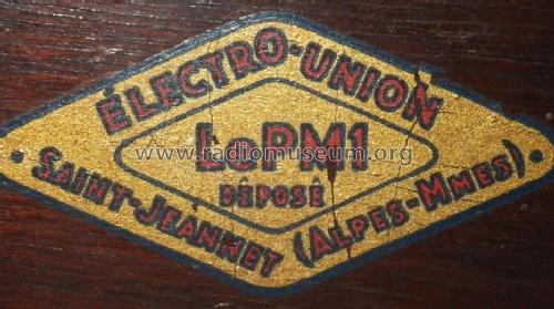 Le PM1 ; Électro-Union; (ID = 1841906) Radio