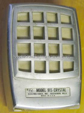 Crystal Microphone 915; Electro-Voice Inc.; (ID = 1765396) Microphone/PU