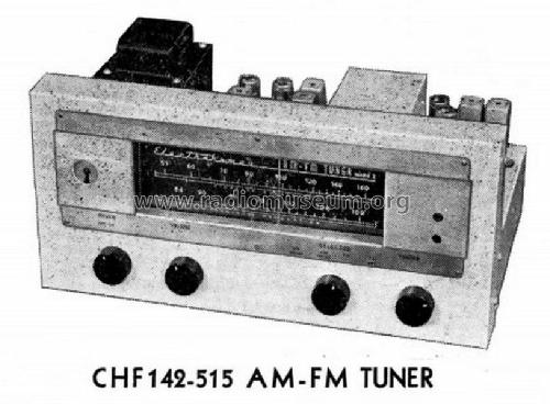 AM/FM Tuner CHF142-515; Electrohome Dominion (ID = 2268878) Radio